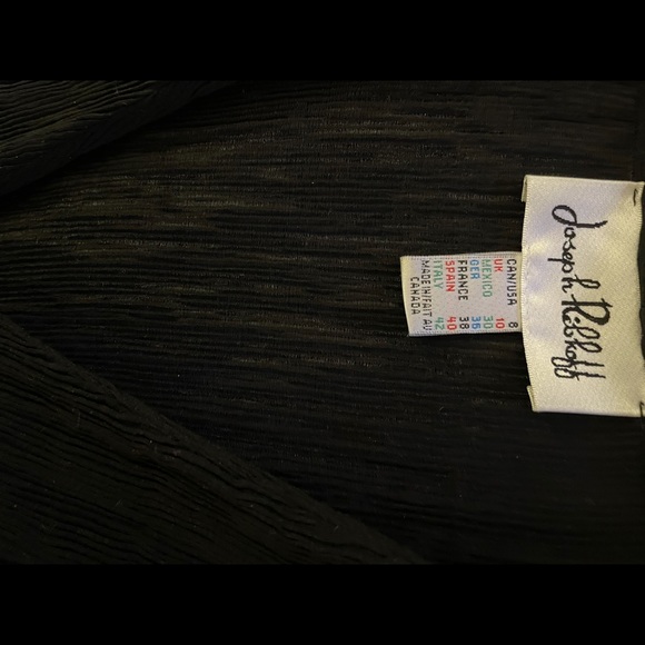 Cardigan-style Black Jacket - Picture 4 of 7